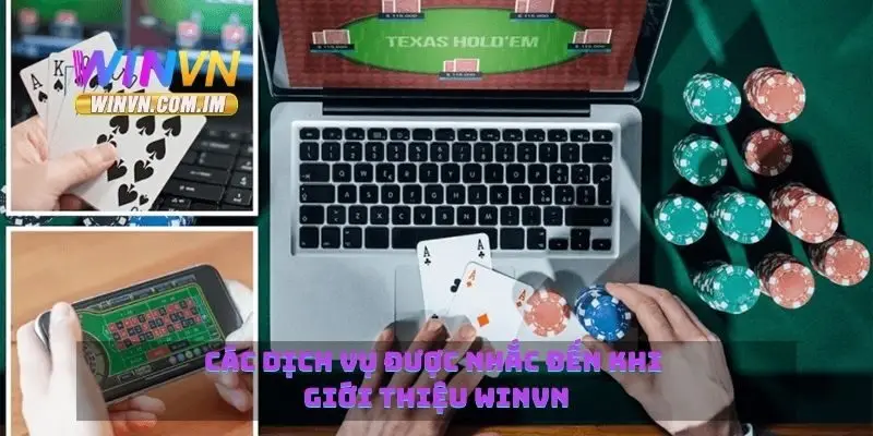Các dịch vụ được nhắc đến khi giới thiệu Winvn