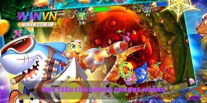 Bắn Cá Phượng Hoàng Trải Nghiệm Game Bắn Cá Độc Đáo 1 Mục tiêu của bắn cá phượng hoàng